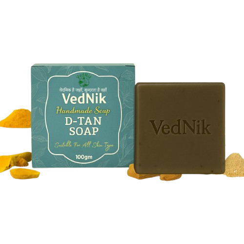 VedNik De-Tan Herbal Soap  Paraben-Free | 100g