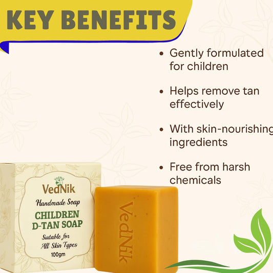 VedNik Kids D-Tan Handmade Soap | 100g